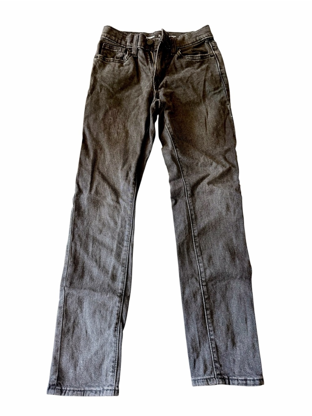 Old Navy Boys Original Taper Built in Flex Black Jeans in Size 10 Slim